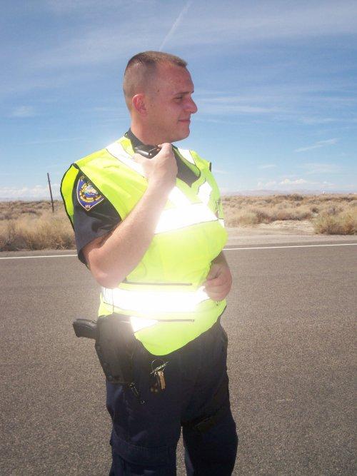 Officer Adam Menuez of the Falon Tribal Police Department